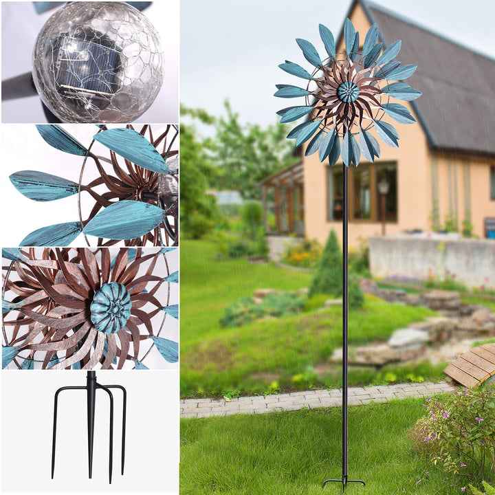 rotating-windmill-garden-yard-ornament-with-solar-light-detail